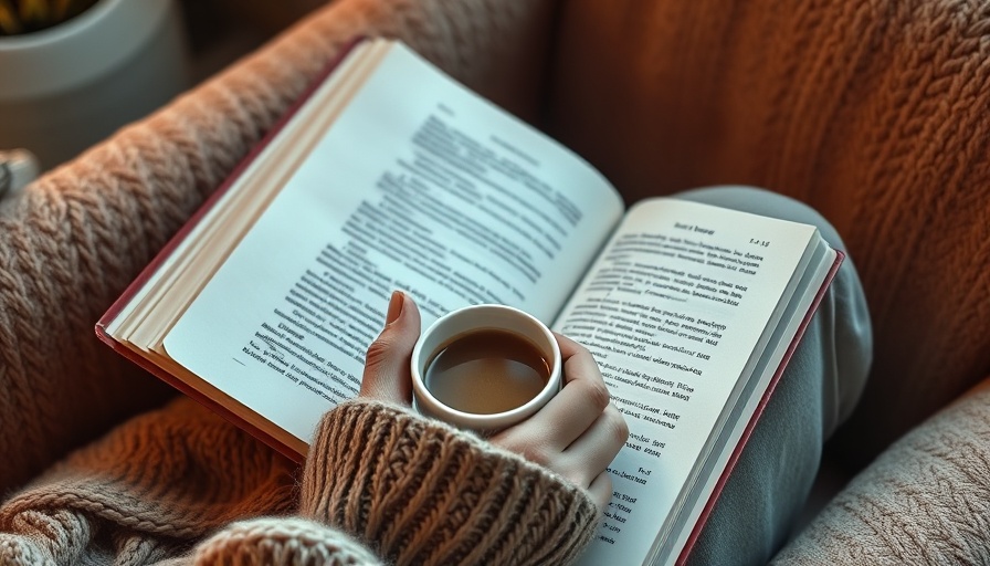 Cozy reading with classic business book and coffee.