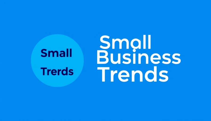Minimalist logo for Small Business Trends with blue circle