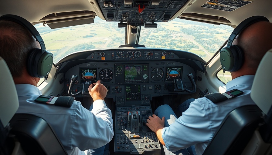 Pilots manage cockpit for collision prevention, advanced dashboard controls.