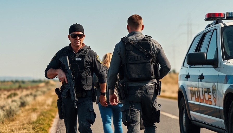 ICE Detainers and Sanctuary Policies: Law enforcement arrest on rural road