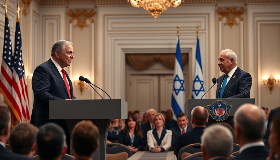 Leaders discuss Trump's plan to end the war in Gaza, conference setting.