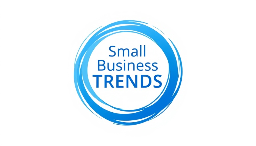 Abstract logo for Small Business Trends on white background.