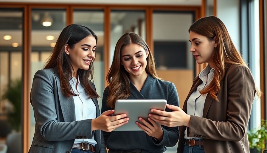 Two women collaborating on a value proposition template in an office.