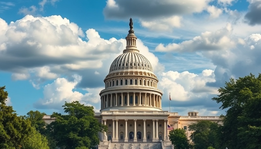 US Capitol, clouded sky, Trump government shutdown opportunity