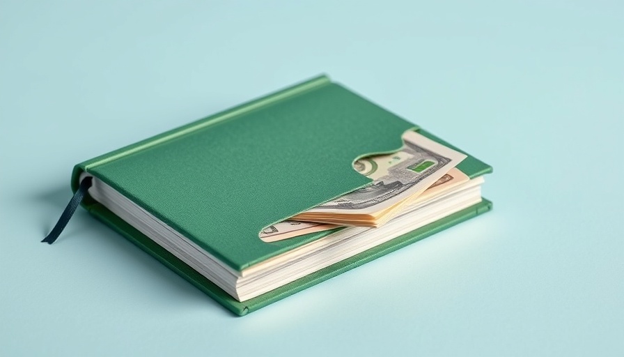 Book with money tips to improve cash flow.
