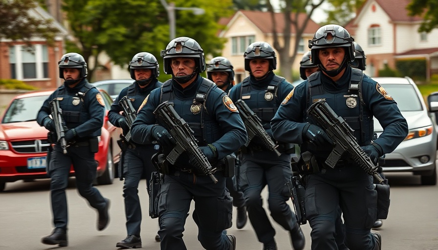 DC police officers on duty in suburban area; DC police crime statistics.