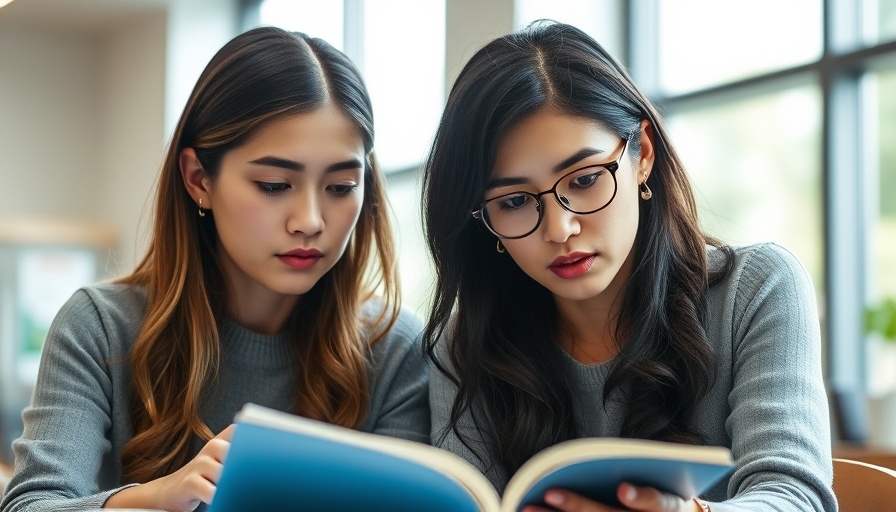 Young women studying together, highlighting the importance of support in managing the risk of recurrence of depression.