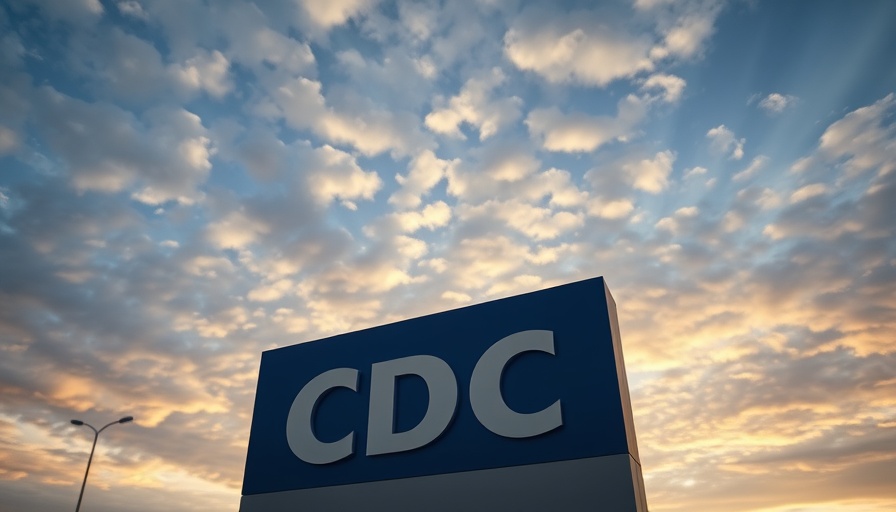 CDC sign under cloudy skies related to CDC layoffs public health.