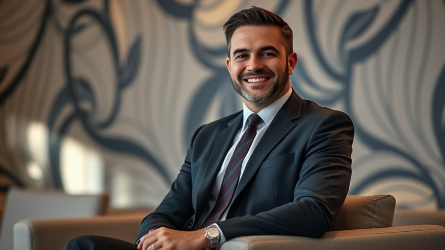 Confident gentleman in suit smiling, embodying science-backed habits for longer life.
