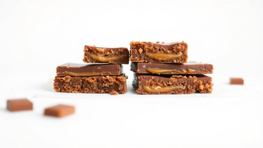 Stacked homemade Halloween treats showcasing chocolate, caramel, and base.