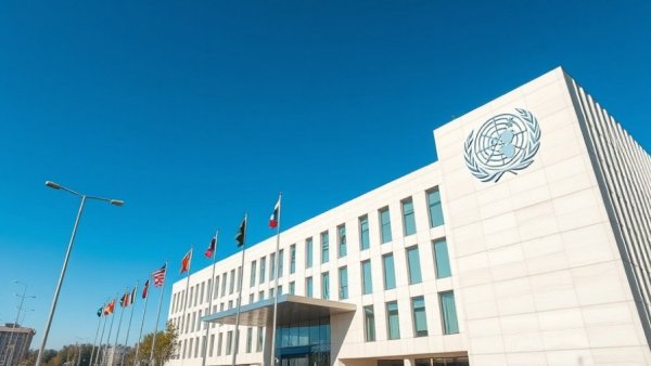 WHO headquarters exterior with logo, U.S. withdrawal from WHO context