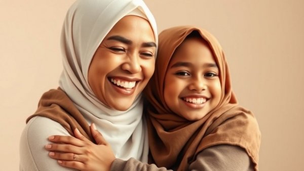 Inclusive mother and daughter smiling together - culturally inclusive parenting program.