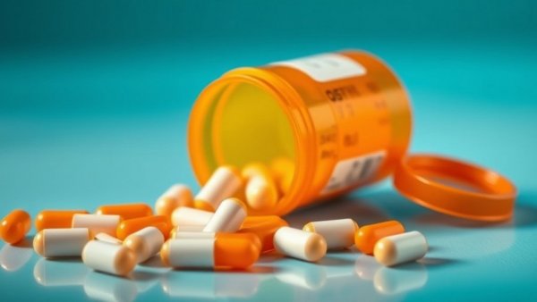 Antipsychotics after first-episode psychosis concept with pill bottle.