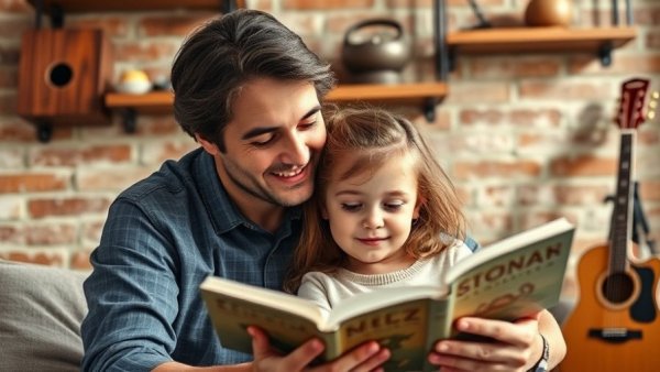 Adult and child reading book together on couch, asking preadolescents about suicide does not increase suicidal thoughts.