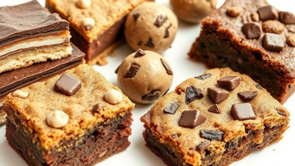 High protein healthy snack recipes showcasing protein bars, energy balls, and brownies.