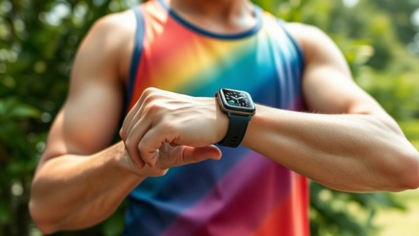 Lifestyle interventions smartwatch in use outdoors.