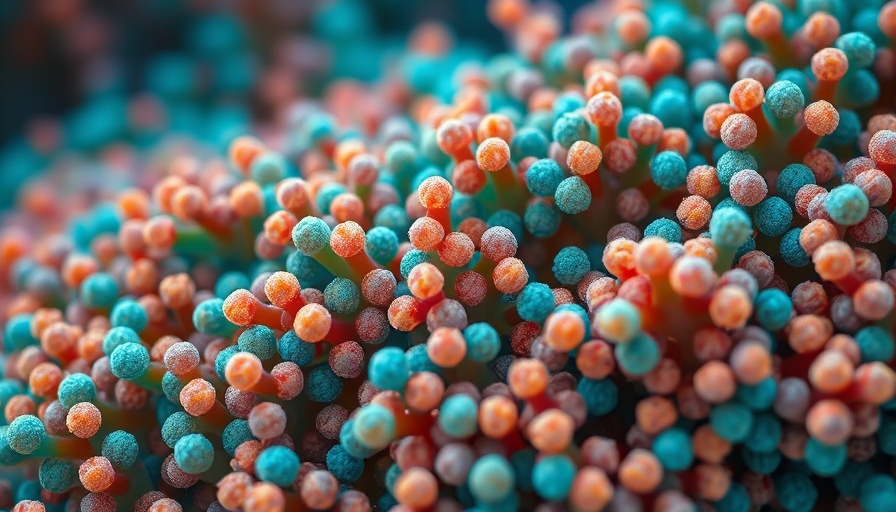 Close-up of teal bacteria, photorealistic lifelike with detailed textures.