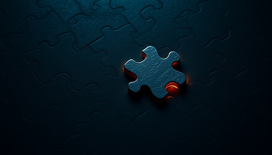 Puzzle piece fitting into place, symbolizing genetic link discovery.
