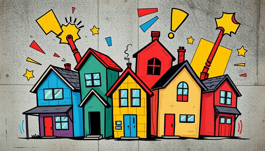 Comic-style collage on how to handle rude neighbors.