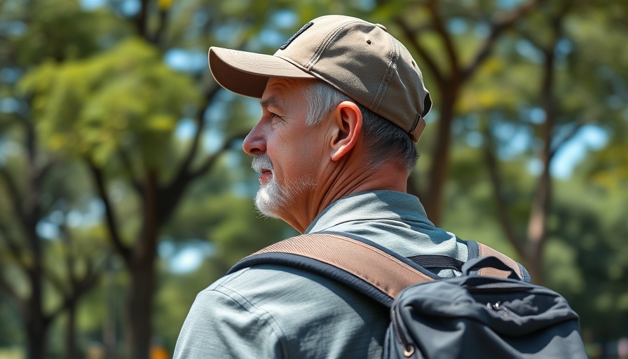 Man rucking for beginners in a natural park setting.