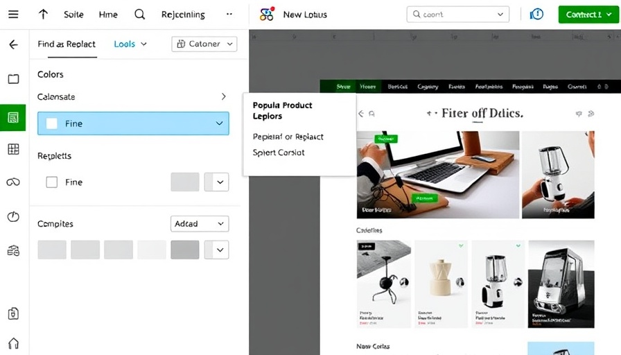 Divi 5 Find and Replace feature interface showcasing design options.