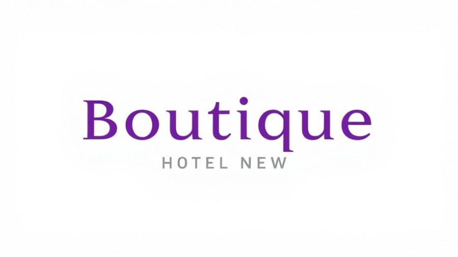 Boutique Hotel News logo in purple and gray text