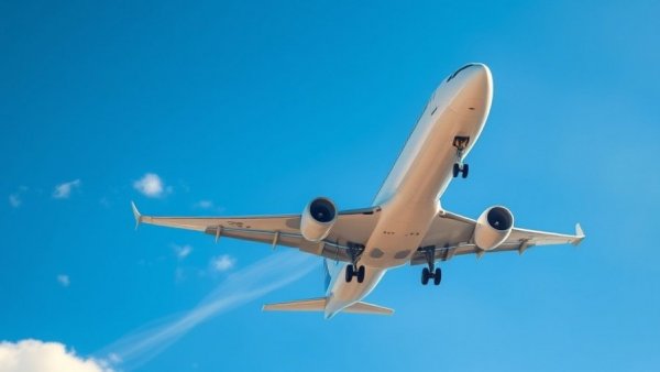 Airplane flying high in clear blue sky with Business Class Seats Worth the Price perspective.