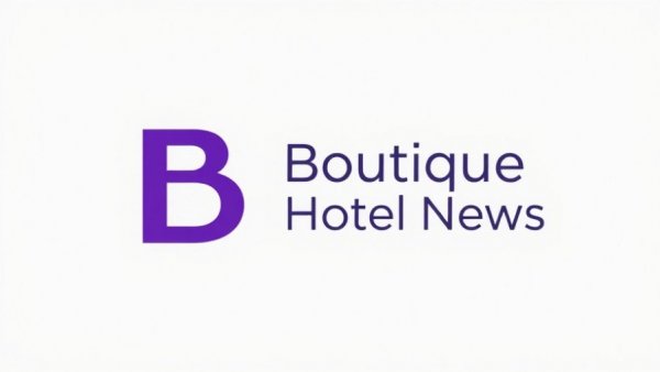 Modern logo for Boutique Hotel News.