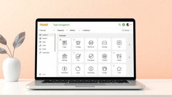 Modern hotel task management interface for centralized operations.