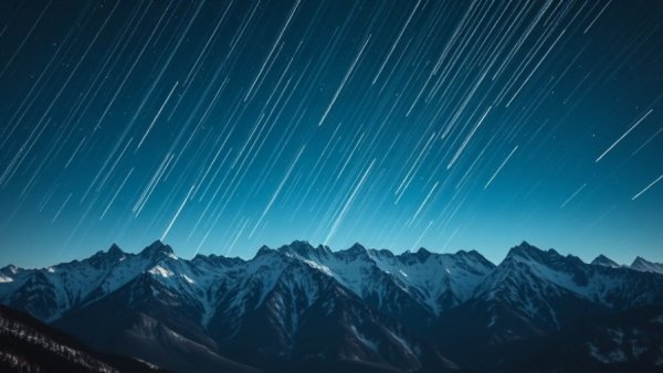 Meteor shower over mountains, astronomical events worth traveling for 2026.