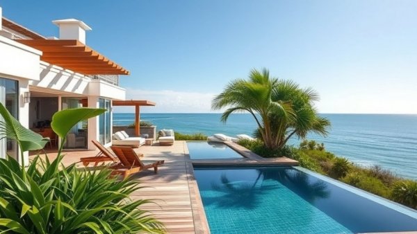 Kahu Beach House Peru vacation rental with ocean view and pool
