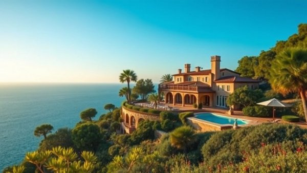 Luxurious villa in Marbella's greenery, sea view, buying or renting in Marbella.