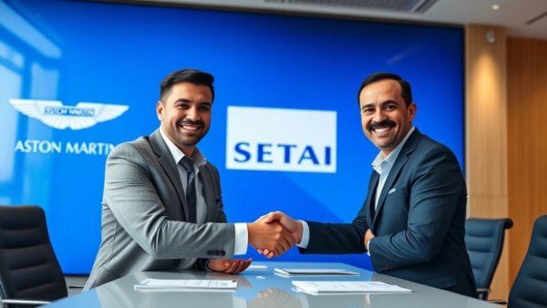 Executives celebrate partnership for luxury residences in Brazil.