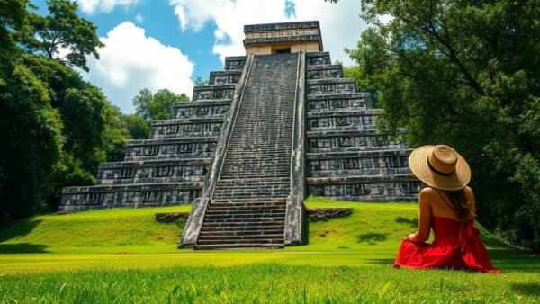 Explore Belize travel essentials with a Mayan pyramid view.
