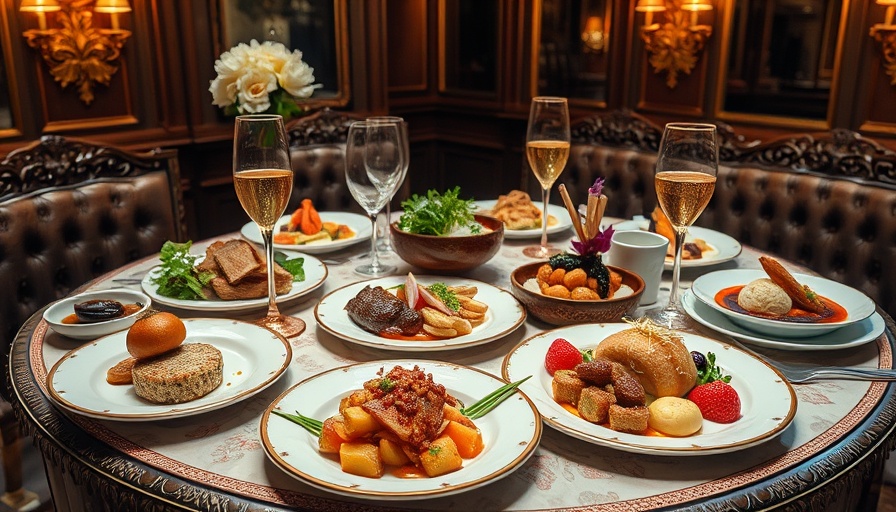 Gourmet dishes presenting luxury dining experiences.