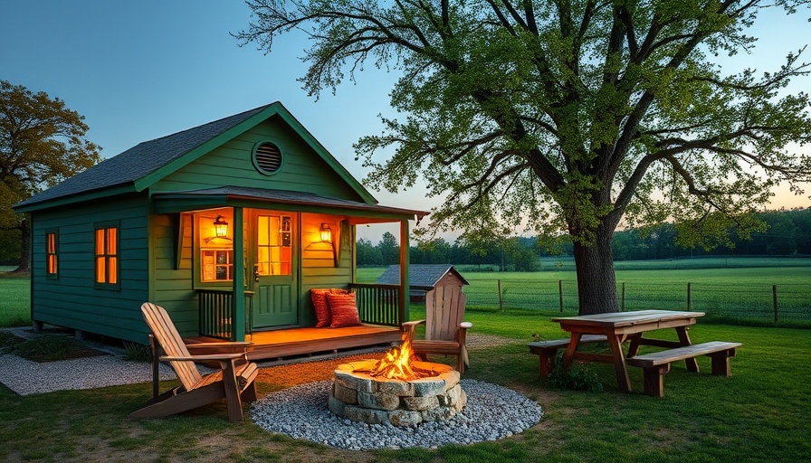 Airbnb cottage in Crozet Virginia with fire pit and rustic setting