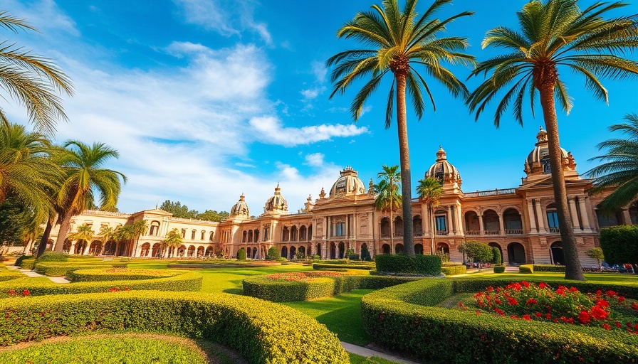 Royal Alcazar Exclusive Early Access Tour scenery with lush gardens.