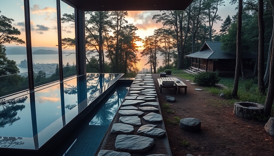Luxurious scenes of exclusive hotel stays in serene settings