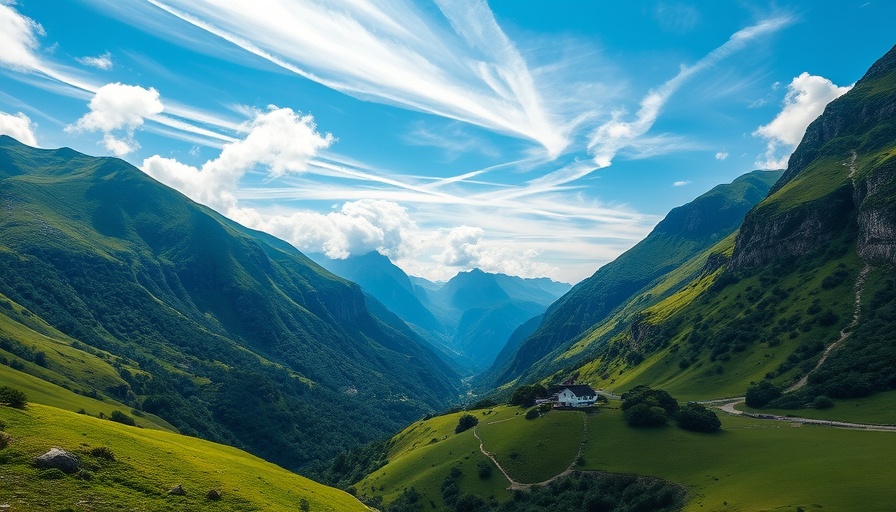 Stunning landscape of a green valley in Scotland, ideal travel spot.