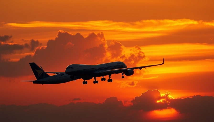 Two planes landing at sunset, ideal for British Airways Avios short-haul flights.