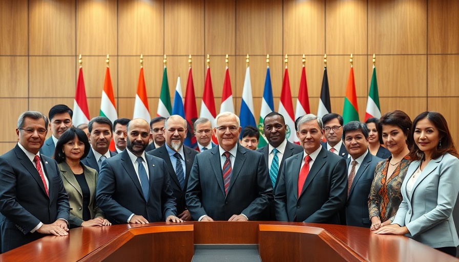 International representatives gather for a conference on sustainable tourism.
