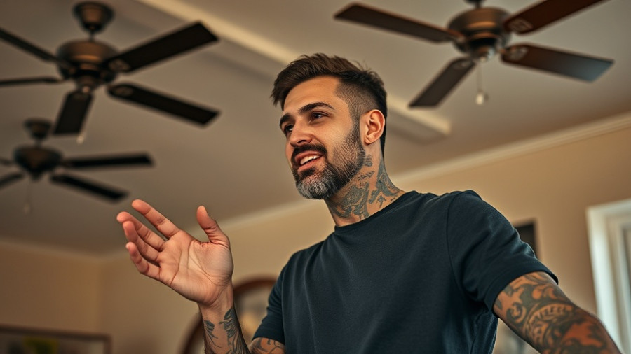 Man discussing energy and nervous system indoors.