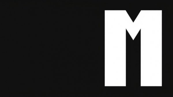 Mindshift in Career Decisions bold M logo design, minimalist.