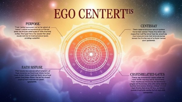 Human Design System infographic with Ego Center gates.