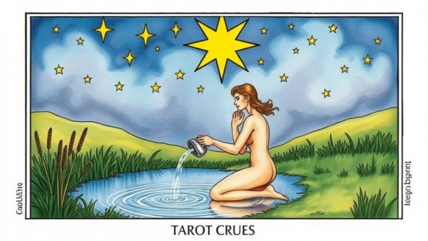 The Star Tarot Card Meaning featuring classic tarot star illustration.