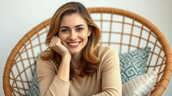 Confident woman smiling at Lighten Up Workshop for Gen X Women.