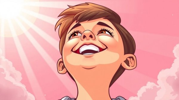 Transform Your Self-Perception with a vibrant, uplifting illustration of a joyful individual.