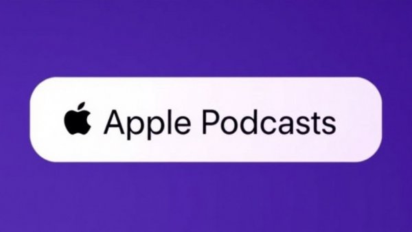 Apple Podcasts button for unified content strategy.