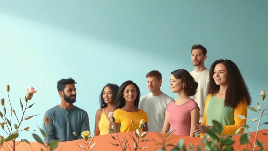 Embracing calmness: diverse individuals meditating, easing anxious thoughts.