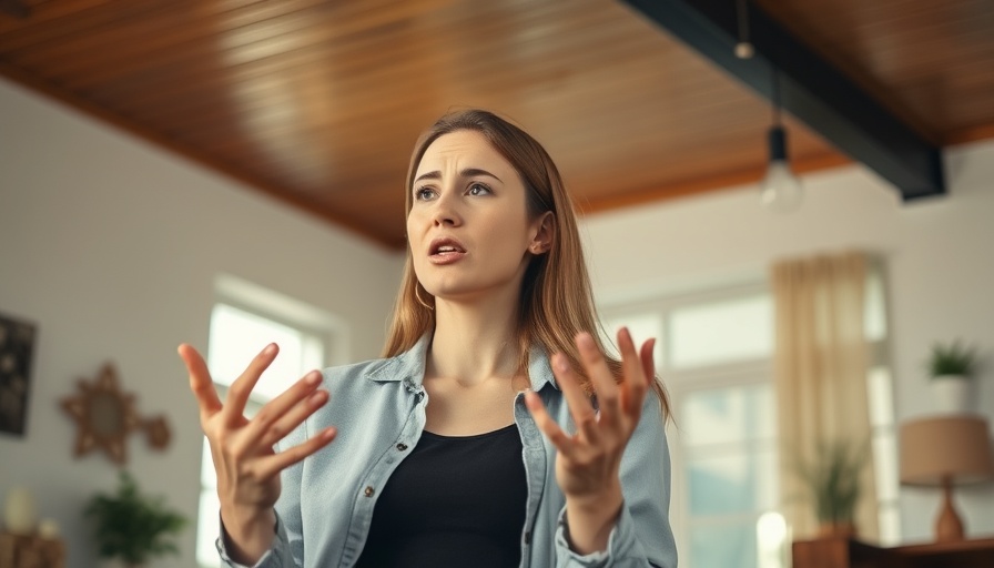Young woman discussing princess treatment in a modern interior setting.
